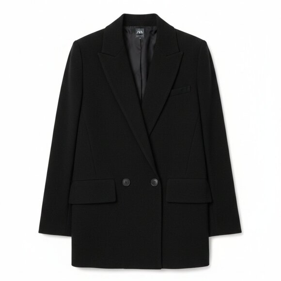 Zara Jackets & Blazers - ZARA 🖤 Classic Elegant black oversized blazer - Large